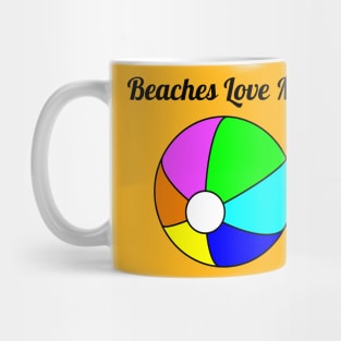 Beaches Love Me Mug